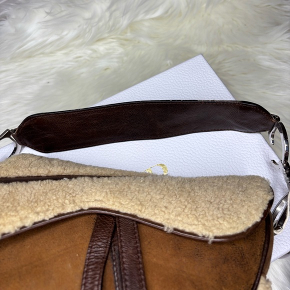 🤎 Dior Sherpa Brown Saddle Bag ✨ - Picture 9 of 17